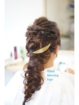 グッドモーニングヘア(GOOD MORNING HAIR) 編み込みダウンセット