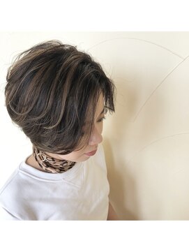 デュールウェスト(Duul West) コントラストハイライト大人ショート