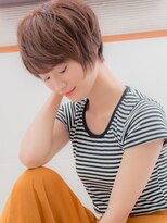 オアグッド(or good) ボルドーマニッシュショート厚めバング