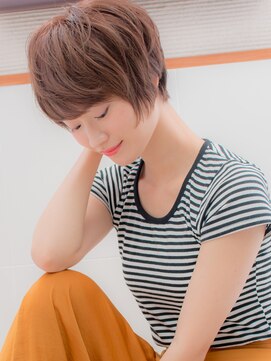 オアグッド(or good) ボルドーマニッシュショート厚めバング