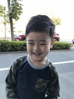 ヘアー ヴィノベーション(Hair Vinovation)&nbsp;キッズ　笑顔たっぷりツーブロック。