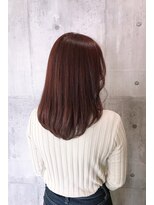 エンリッチヘア(enrich hair)&nbsp;バーガンディ×ワンカール　韓国女子風ロングレイヤー