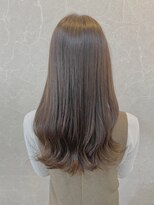 小顔オリーブカラーボブルフハイライトカラークールショート