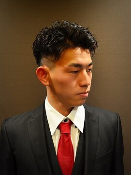 ヒロギンザ 六本木店(HIRO GINZA) ビジネスフェード　アイロンパーマ　六本木