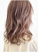 10代20代★大人かわいいデザインカラー♪透明感ピンクラベージュ