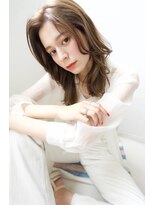 クラン(clan) マロンベージュ/Aラインボブ/ドレスヘア/かきあげロング