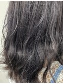大人フェミニン/ラベンダーアッシュ/ヴェールカラー/ロブヘア
