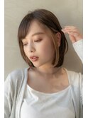 20代30代/大人かわいい/小顔ひし形/ミディアム/インナーカラー