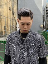 日本橋メンズシルバーカラー　メンズカラースキンフェード水天宮
