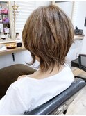 《knit銀座》大人可愛い20代30代40代ショートボブ丸み前下がり