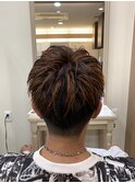コントラストハイライト×オレンジカラー