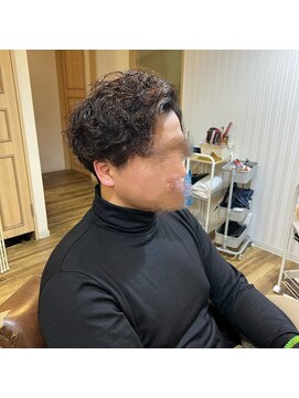 トータルビューティーサロン プリエ(prier) スパイラルパーマ マットブラウン