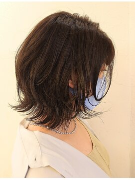 アリーナ 緑が丘店(arena) ウルフボブ☆ブラウンベージュ