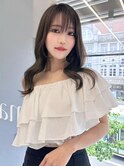 韓国ロングヘアスタイルの定番、ヨシンモリ