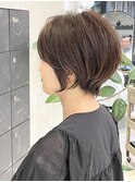 夏の大人ショートボブ