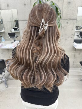 リノート バイ エゴル 名古屋(LINOET by ENGOL) 【LINOET名古屋】中川来紀 ベース明るめのスペシャルハイライト