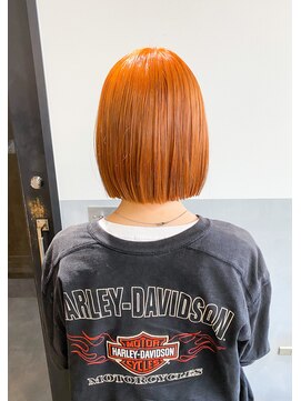 エイト 池袋店(EIGHT ikebukuro) 【EIGHT 池袋】オレンジカラー×ボブ