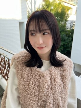 ログ キンシチョウ(L.O.G KINSHICHO) ミディアムレイヤー[錦糸町/レイヤー/レイヤーカット]