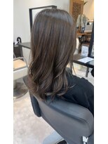 オルメント 天満 南森町(ORL'MENT)&nbsp;20代30代大人可愛い髪質改善小顔艶感ミディミルクティーページュ