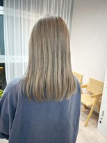 トレヘアー 京都 烏丸(tRe hair)&nbsp;ホワイトベージュカラー