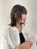 カット＋イヤリングカラー（全体カラー込み）＋極上トリートメント　￥20900