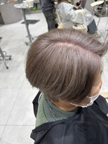 アッドバイケンジ(Add.. by KENJE)&nbsp;明るい白髪染め×ピンクベージュ　【戸塚/戸塚駅】