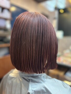 インパークス 金町店(INPARKS) グレージュ×レッド［金町駅/金町/白髪染め/髪質改善］