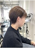 ショートボブ  ショートカット ハンサムショート クビレボブ