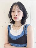 くびれはねボブシースルーバング
