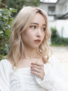 アラワラブルー(arrawarra blue) ミディアムレイヤー/20代/30代/40代/50代/倉敷/白楽町