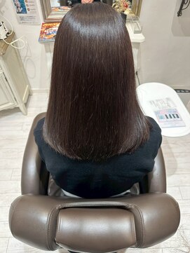 コルテ 倉敷西阿知店(CoRte.) 髪質改善/ツヤ髪ミディアム/地毛風ストレート/美髪/セミロング