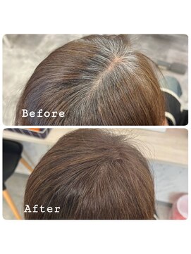 リアンカラー BLiX茅ヶ崎店(lien color) 白髪根元染め