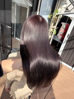 アイズ 横浜(IS)&nbsp;【KAZUKI指名】縮毛矯正×ラベンダーブラウン♪♪