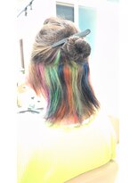 アース 菊名店(HAIR&MAKE EARTH)&nbsp;色んな色でインナーカラー