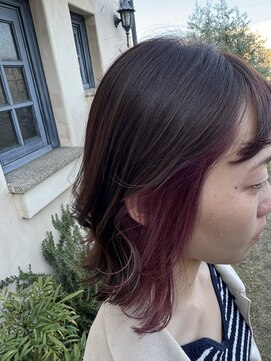 2席のみの美容室 アナイス(Anaiss) 着物ヘア/大人ガーリー/ダークアッシュ/似合わせカット/蟹江