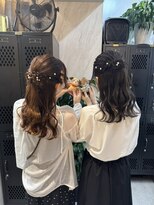 ヴァイス 渋谷店(VAICE)&nbsp;ライブ前ヘアセット/ハーフアップ/ヘアセット