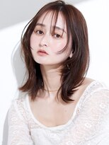 ラフィス ヘアー ピーチ 岡山店(La fith hair peach)&nbsp;【La fith】くびれボブ×顔回りレイヤー×シースルーバング