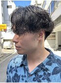 MEN’S/シャドウパーマ/ニュアンスウルフ/藤沢美容院