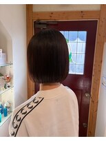 キングスベリー(Hair Relaxation King's Berry) 似合わせカットぱつっとボブ2.28