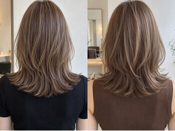 アーサス ヘアー デザイン 大宮店(Ursus hair Design by HEADLIGHT)の写真/髪色で魅せる…キレイの法則。艶と潤い◎の絶品カラー！【大宮/髪質改善/学割U24】