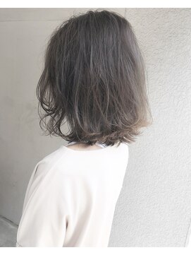 ヘアーアンドアトリエ マール(Hair&Atelier Marl) 【Marl】スモーキーベージュの無造作ボブ♪