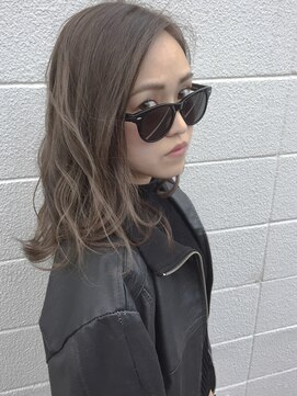 ヘアー カフナ 京急蒲田店(hair kahuna) ☆1番人気☆【透明感】ハイライト×モノトーンアッシュ