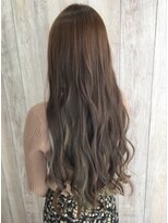 シエル 立川店(CIEL)&nbsp;インナーカラー×カーキアッシュ ×ロング【CIEL×maki】