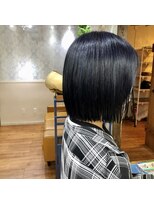 レップ(REP) 【お客様スナップ】ブルーブラックミニボブ