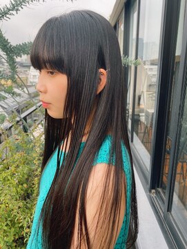 ベチカ(vetica) 髪質改善*パッツンスーパーロングストレート