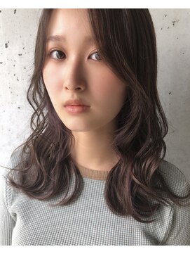 ヘアーブランド ジン フィール(HAIR BRAND Jin feel) 色っぽミディアムレイヤー【松山美容室】