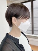 大人ショートボブ黒髪ショートカットマッシュショートカット