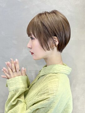 トルネード(TORNADO) 大人ショート 前髪あり丸みひし形丸顔面長絶壁四角顔  K1228