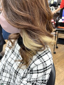 びゃんびゃん 江端店 インナーカラー/ハイトーン/韓国風