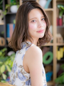 カバーヘア イヴ 戸頭店(COVER HAIR EVE) センターパートかき上げくせ毛風ストカールc5戸頭20代30代40代